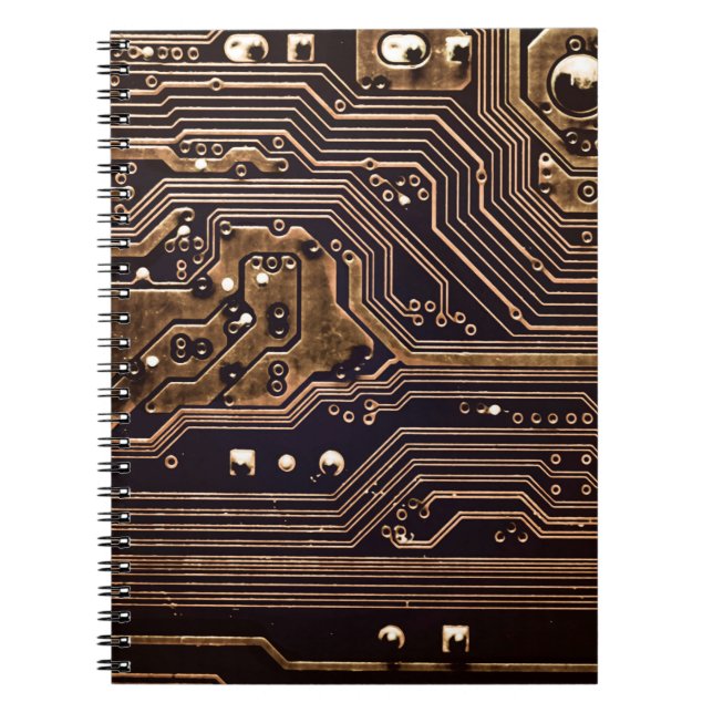 Golden-kretskort. Elektronisk datorutrustning Anteckningsbok (Framsidan)