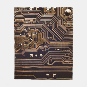 Golden-kretskort. Elektronisk datorutrustning Fleecefilt