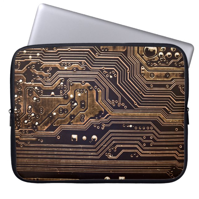 Golden-kretskort. Elektronisk datorutrustning Laptop Fodral (Framsidan)
