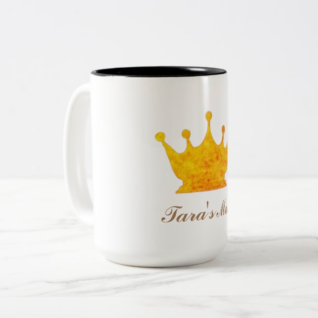 Golden Krona 2-tonkaffe Mugg (Framsida vänster)