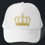 Golden Krona dina idéer Truckerkeps<br><div class="desc">Lönsam grafik designad av EDDA Froehlich | Den vackra guldfärgade krona är lätt att anpassa till party eller evenemanget genom att lägga till information om evenemanget, teckensnittet stil, teckensnittet storlek & färg och ordalydelsen. Det är för alla självsäkra människor | För andra formgivningar och produkter kontakta mig gärna: contact@eddart.de</div>