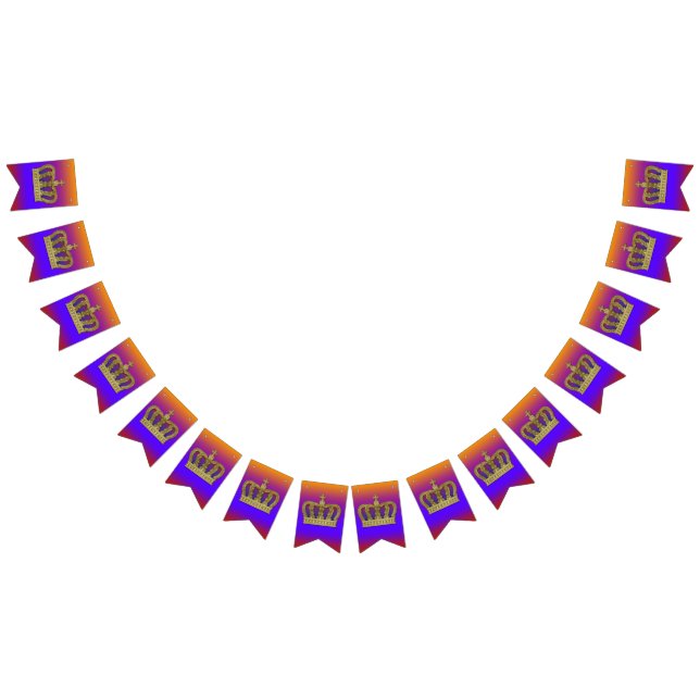 Golden Krona - lyxroyal 4 Vimplar (Alla)