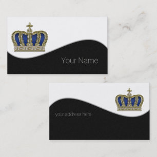 Golden Krona - lyxroyal 5 Visitkort
