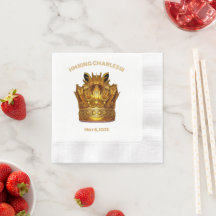 Golden Krona med HM Kung Charles III Coronation