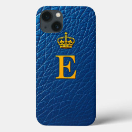 Golden Krona ovanför Snyggt Brev E