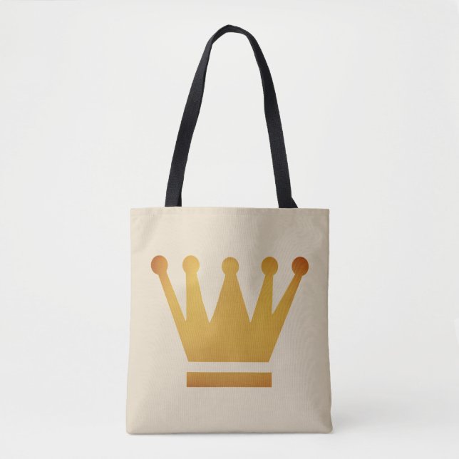 Golden Krona Tote Bag Tygkasse (Framsida)
