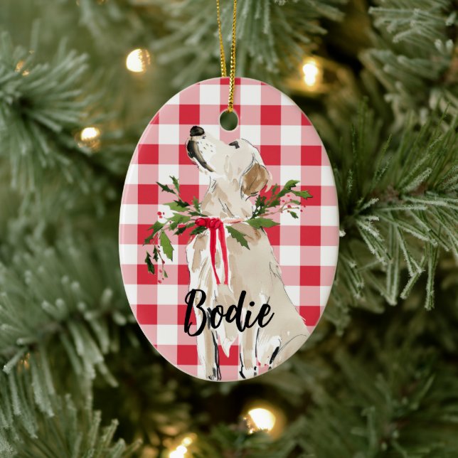 Golden Lab-jul Julgransprydnad Keramik (Träd)