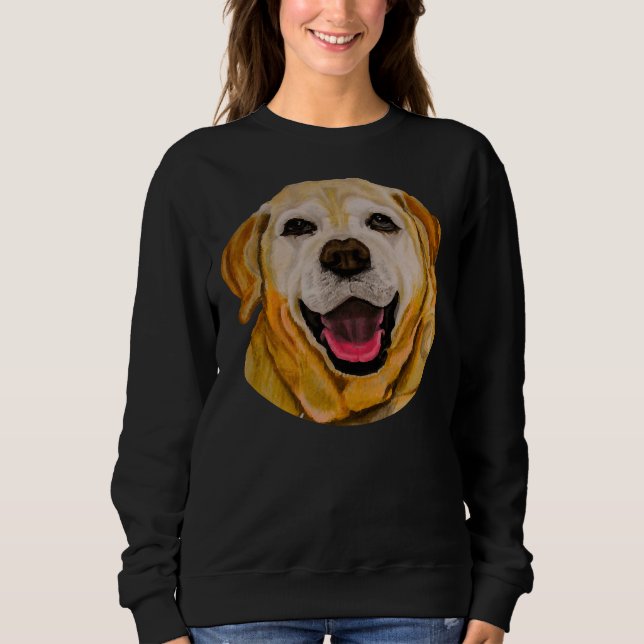 Golden Labrador 202 T Shirt (Framsida)