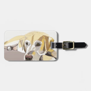 Golden Labrador Bagagebricka
