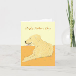 Golden Labrador Fars dag-kort Kort