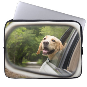 Golden Labrador i Spegel Laptop Fodral