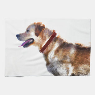 Golden Labrador Retriever Hund-älskare Gift Kökshandduk