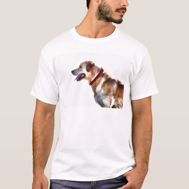Golden Labrador Retriever Hund-älskare Gift Tee (Framsida)