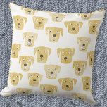 Golden Labrador Retriever Hund Kudde<br><div class="desc">Vattenfärgning av berömvärda Golden Labrador Retriever hundar,  perfekt för djurälskare,  hundvalkare,  hund och veterinärer. Originalkonst av Nic Squirrell.</div>