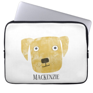 Golden Labrador Retriever Hund Namn Laptop Fodral