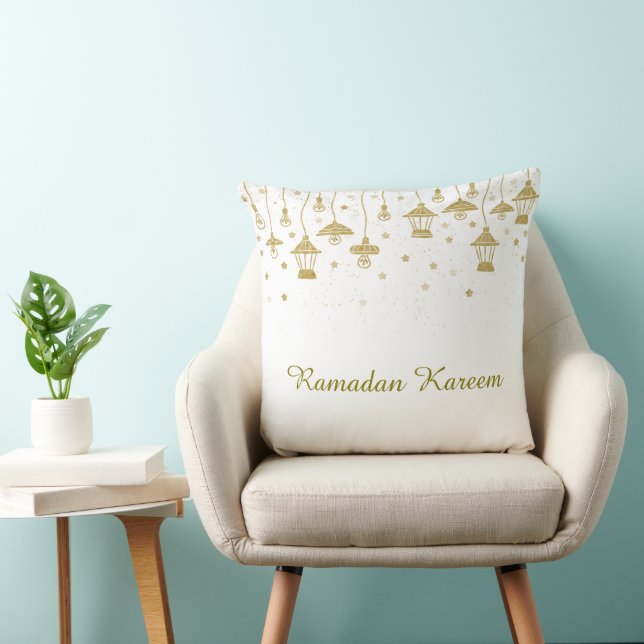 Golden Lantern Garland Pillow Kudde (Stol)