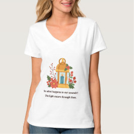 Golden Lantern | Healing Light & Spiritual Hope T Shirt