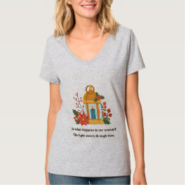 Golden Lantern | Healing Light & Spiritual Hope T Shirt