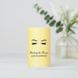 Golden Lash & Brows Beauty Salon Lojalitetskort