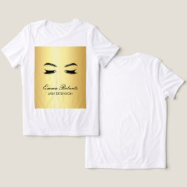 Golden Lashes & Brow Beauty Salon T Shirt