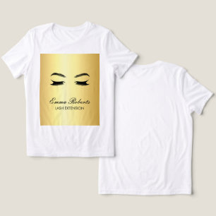 Golden Lashes & Brow Beauty Salon T Shirt