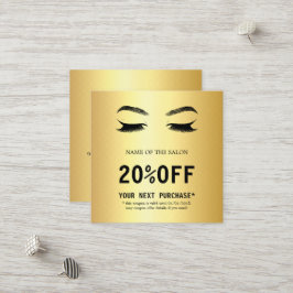 Golden Lashes & Brows Beauty Salon Rabattkort