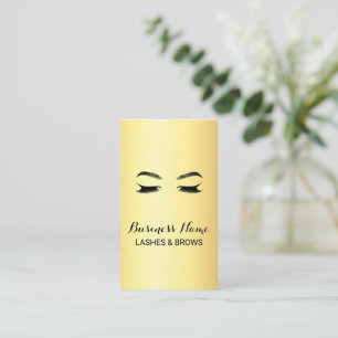Golden Lashes & Brows Skönhetssalong Lojalitetskort