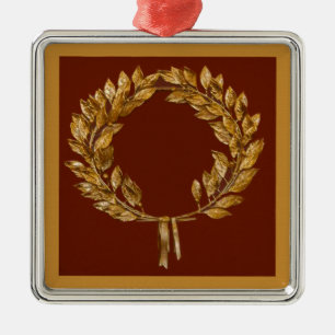 Golden Laurel Wandeans Julgransprydnad Metall