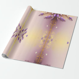 Golden Lavender Schmidt Stationery Presentpapper
