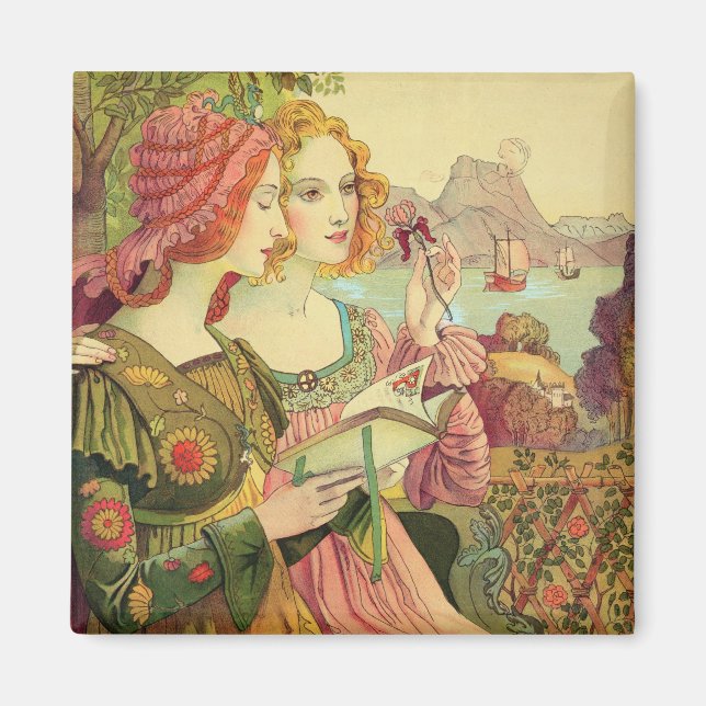 Golden Legend, 1897, från "L'Estampe Moderne", Magnet (Framsidan)