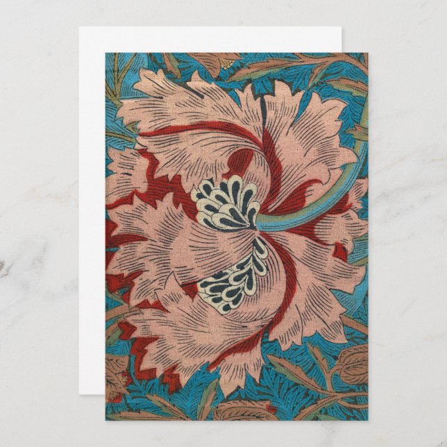 Golden Legend av William Morris Tack Kort (Fram/baksida)