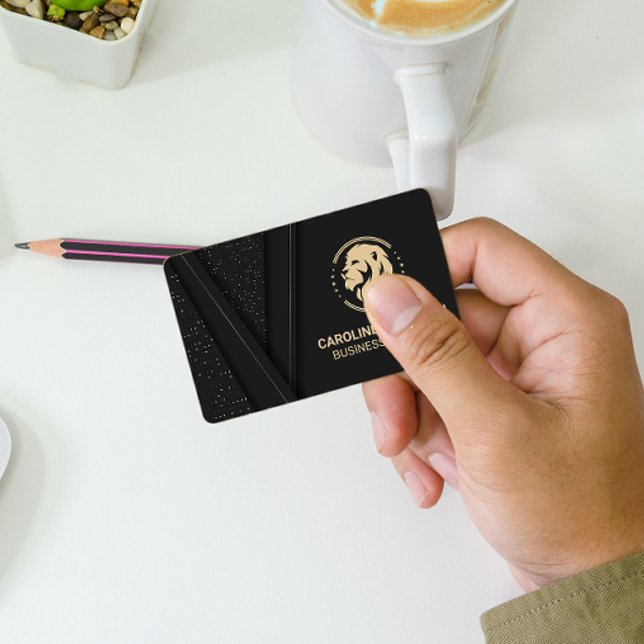 Golden Lejon Logotyp Visitkort (Skapare uppladdad)