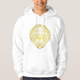 Golden Lejon white hoodie manar