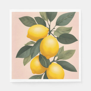 Golden Lemons på Grönt Pappersservett