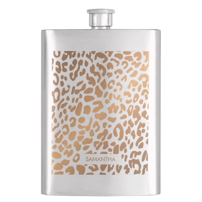 Golden Leopard Print Fickplunta (Framsidan)