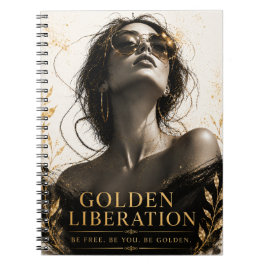 Golden Liberation | Empowered Kvinnors Antecknings Anteckningsbok