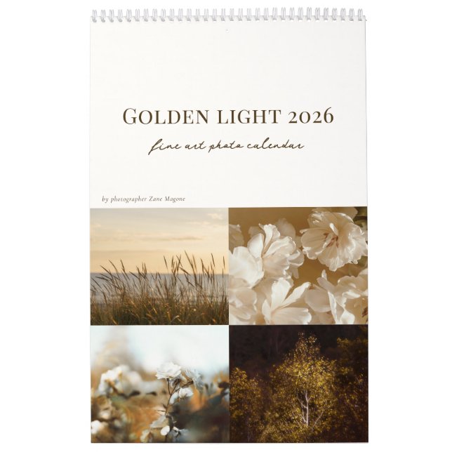 Golden Light calendar 2026 (medium) Kalender (Omslag)