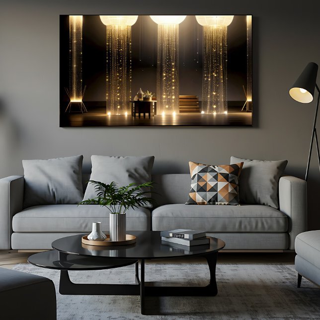 Golden Light Curtain Poster (Skapare uppladdad)