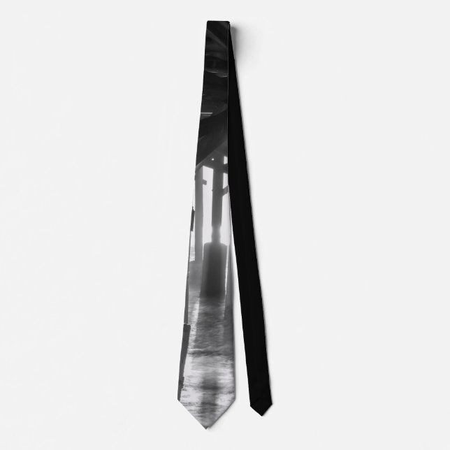 Golden Light Shines through Grayscale Neck Tie Slips (Framsida)