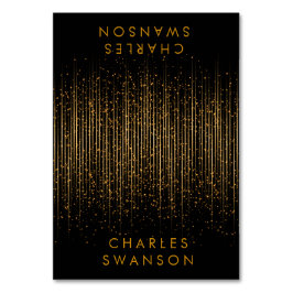 Golden Light Shower | Plattskort Bordsnummer