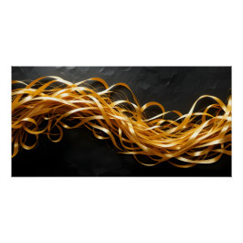 Golden Light Weave Perfect Poster
