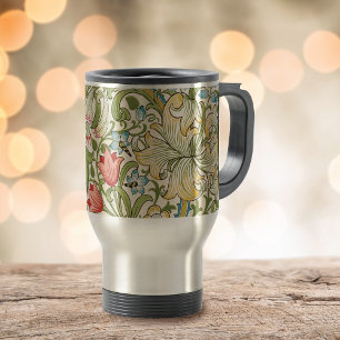 Golden Lily Blommigt William Morris Resemugg