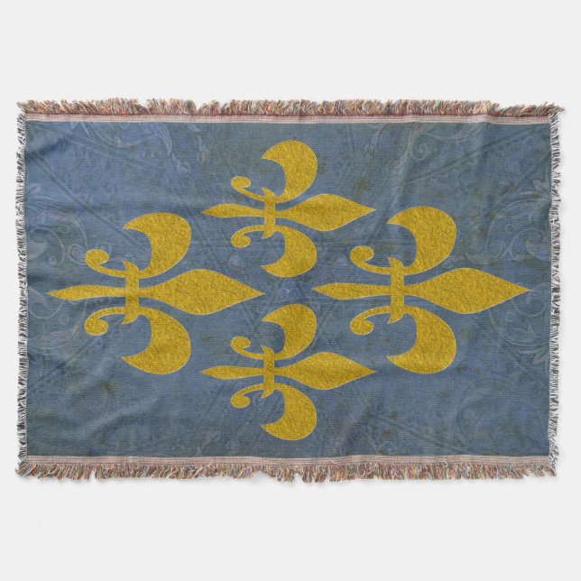 Golden Lily + din bakgrund och idé Mysfilt (Framsidan)