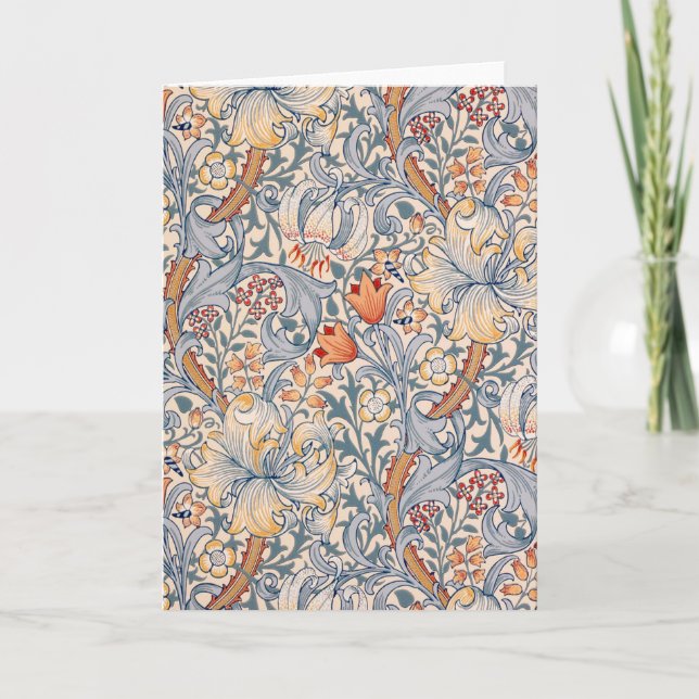 Golden Lily, William Morris Kort (Framsida)