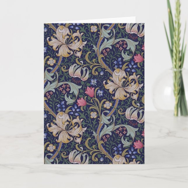 Golden Lily, William Morris Kort (Framsida)