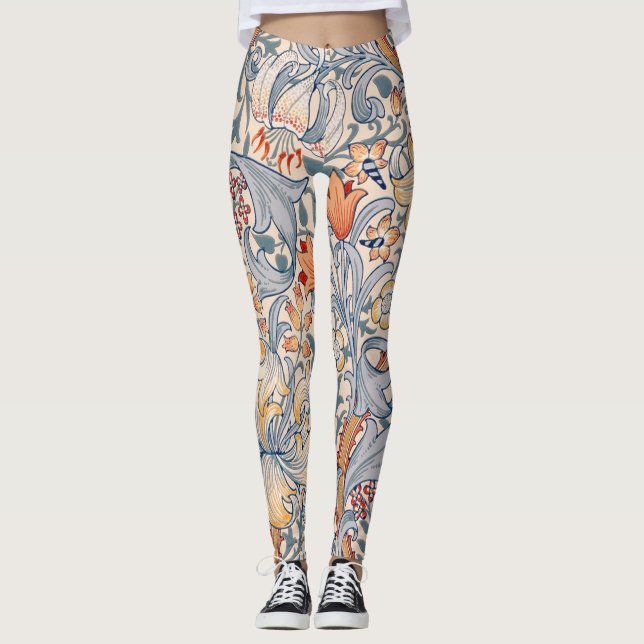 Golden Lily, William Morris Leggings (Framsida)