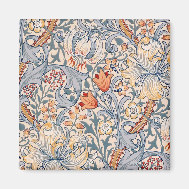 Golden Lily, William Morris Magnet (Framsidan)
