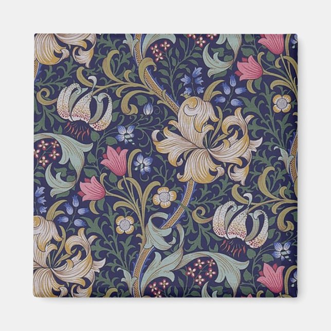 Golden Lily, William Morris Magnet (Framsidan)
