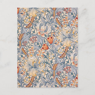 Golden Lily, William Morris Vykort