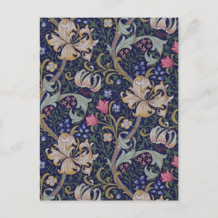 Golden Lily, William Morris Vykort